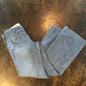 Size 6 Gap Wide Leg Jeans